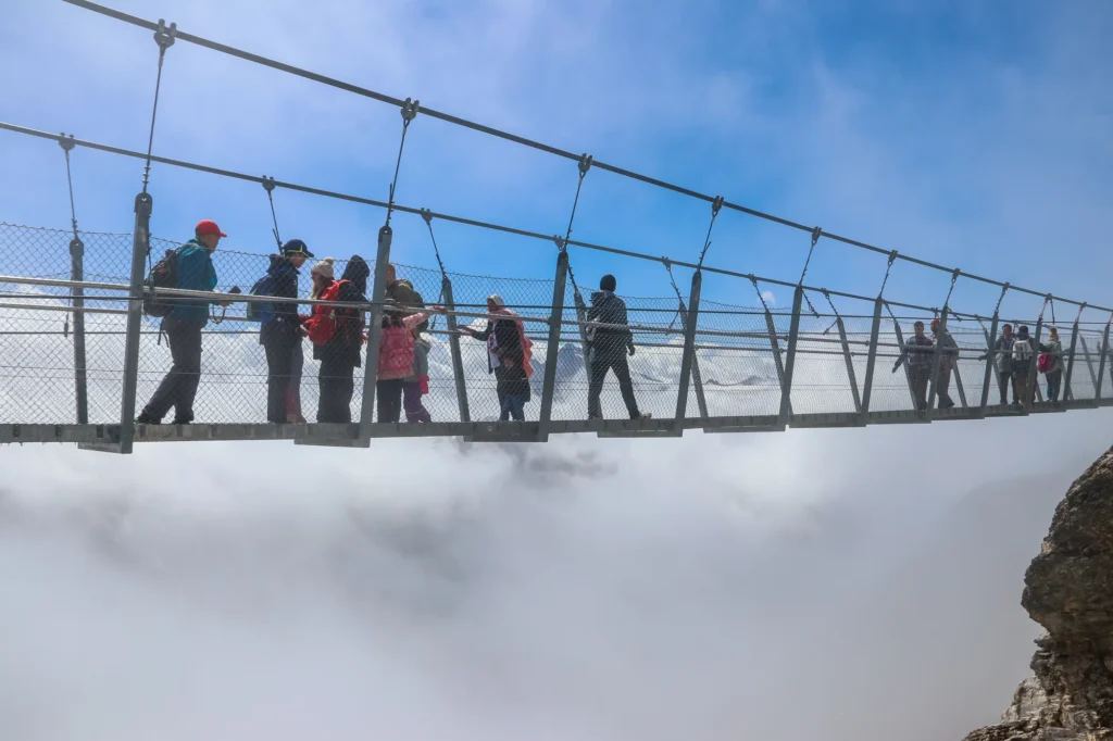 Titlis Tickets 2026: echte Preise, Ice Flyer, Cliff Walk und Rotair-Schliessung