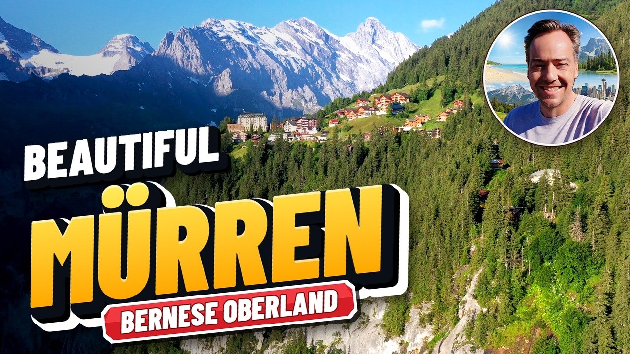BEAUTIFUL MÜRREN: One of the MOST BEAUTIFUL Swiss Villages & the STEEPEST Cable Car on Earth!